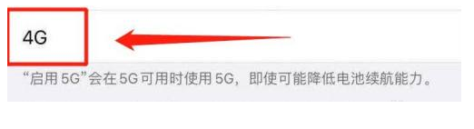 南丰苹果13维修分享iPhone 13恒定4G设置方法 