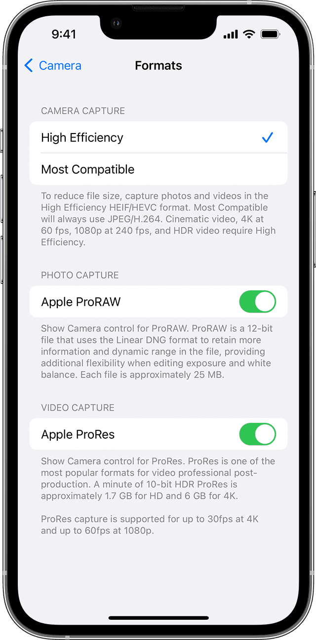 南丰苹果13维修分享如何在 iPhone 13 Pro 机型中拍摄和管理 ProRes 视频 